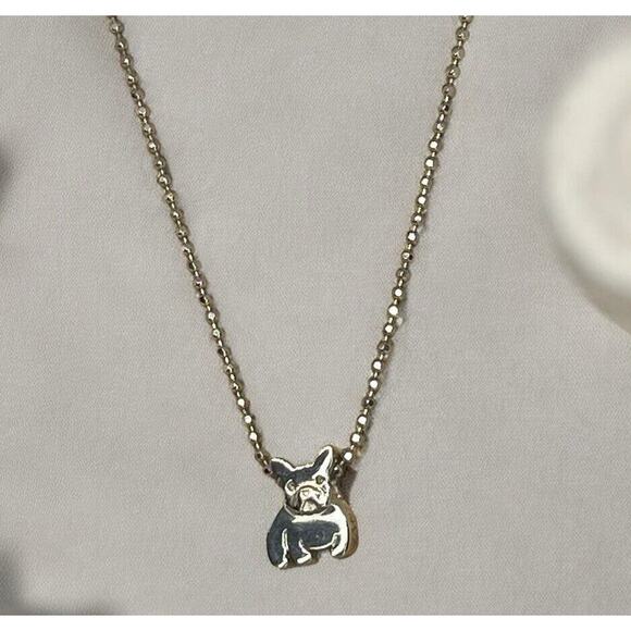 Alex Woo Sterling Silver French Bulldog Pendant Necklace Designer Frenchie Dog - Picture 8 of 16